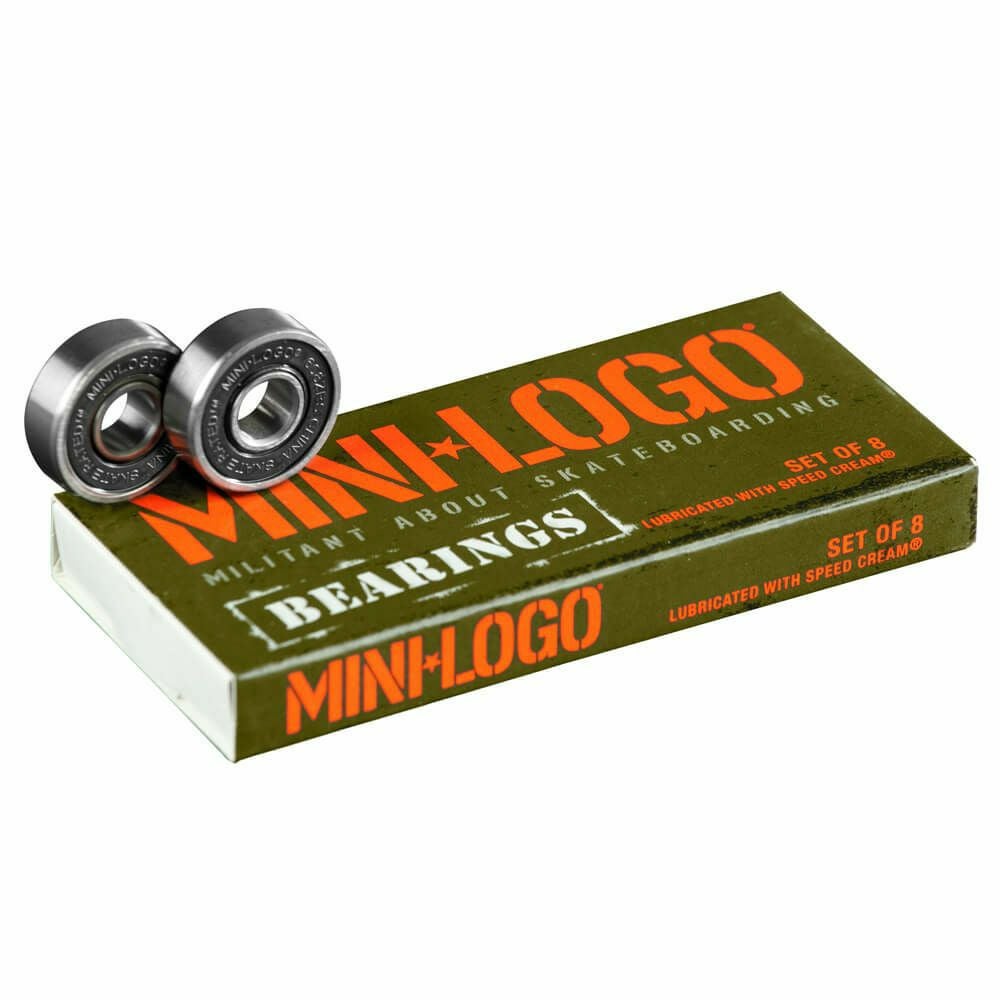 デッキ&トラック希少モデル！REAL サンダー　ミニロゴベアリング MINI LOGO BEARING ミニロゴ ベアリング PRECISION SKATE BEARINGS
