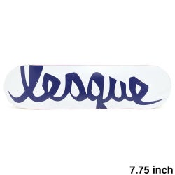 LESQUE DECK レスケ デッキ TEAM LOGO WHITE/NAVY 7.75