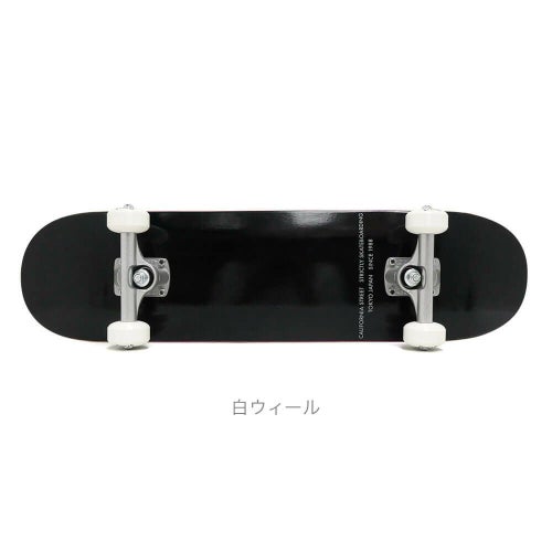 CALIFORNIA STREET カリフォルニアストリート コンプリートセット（スケートボード完成品）子供用 SIMPLE BLACK MINI 7.25 ブランク-1