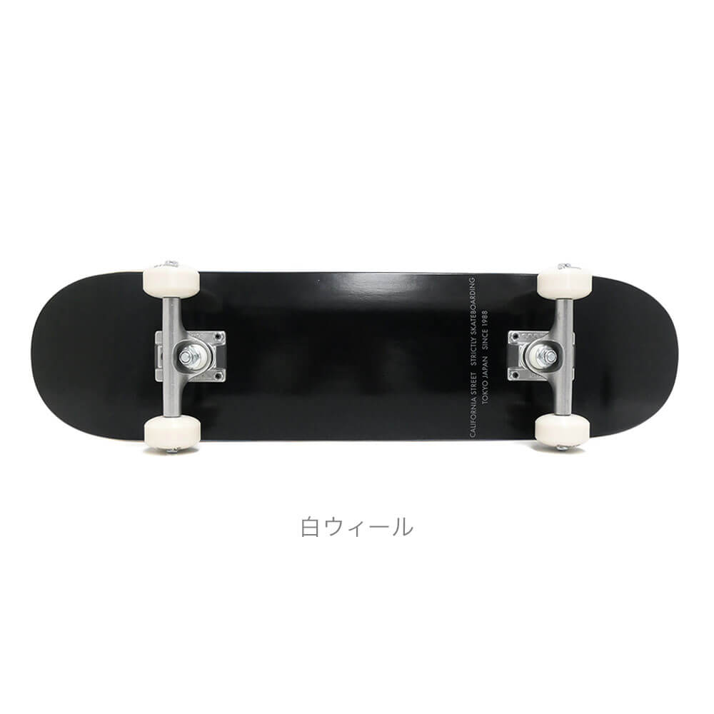 CALIFORNIA STREET カリフォルニアストリート コンプリートセット（スケートボード完成品）子供用 SIMPLE BLACK MINI 7.25 ブランク-1