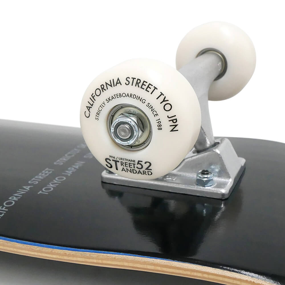 CALIFORNIA STREET カリフォルニアストリート コンプリートセット（スケートボード完成品）子供用 SIMPLE BLACK MINI 7.25 ブランク-2