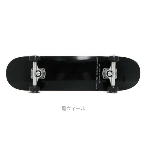 CALIFORNIA STREET カリフォルニアストリート コンプリートセット（スケートボード完成品）子供用 SIMPLE BLACK MINI 7.25 ブランク-5