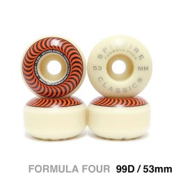 SPITFIRE WHEEL スピットファイヤー ウィール FORMULA FOUR (F4) CLASSIC 99D ORANGE 53mm
