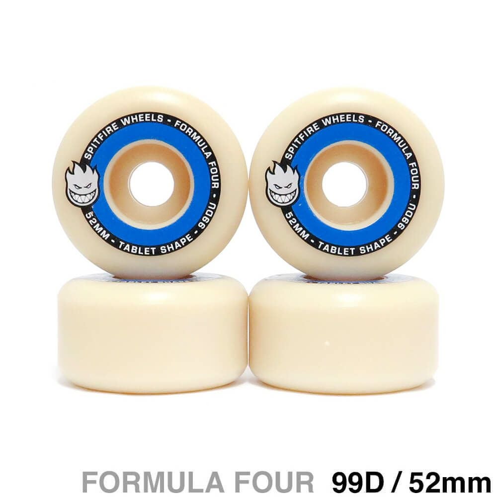 SPITFIRE WHEEL スピットファイヤー ウィール FORMULA FOUR (F4) TABLETS 99D 52mm