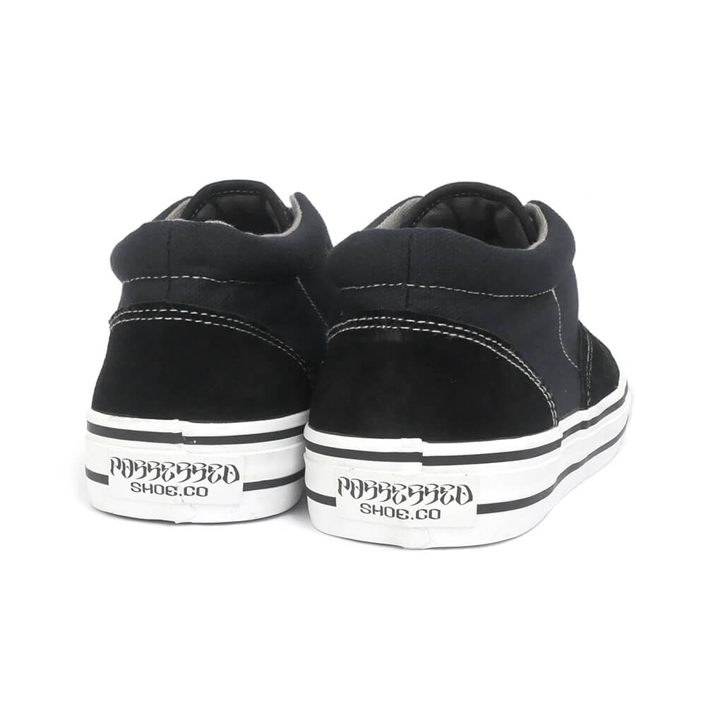 POSSESSED SHOES ポゼスト シューズ スニーカー BONELESS ONE II PS-BO04 BLACK スケートボード スケボー　3