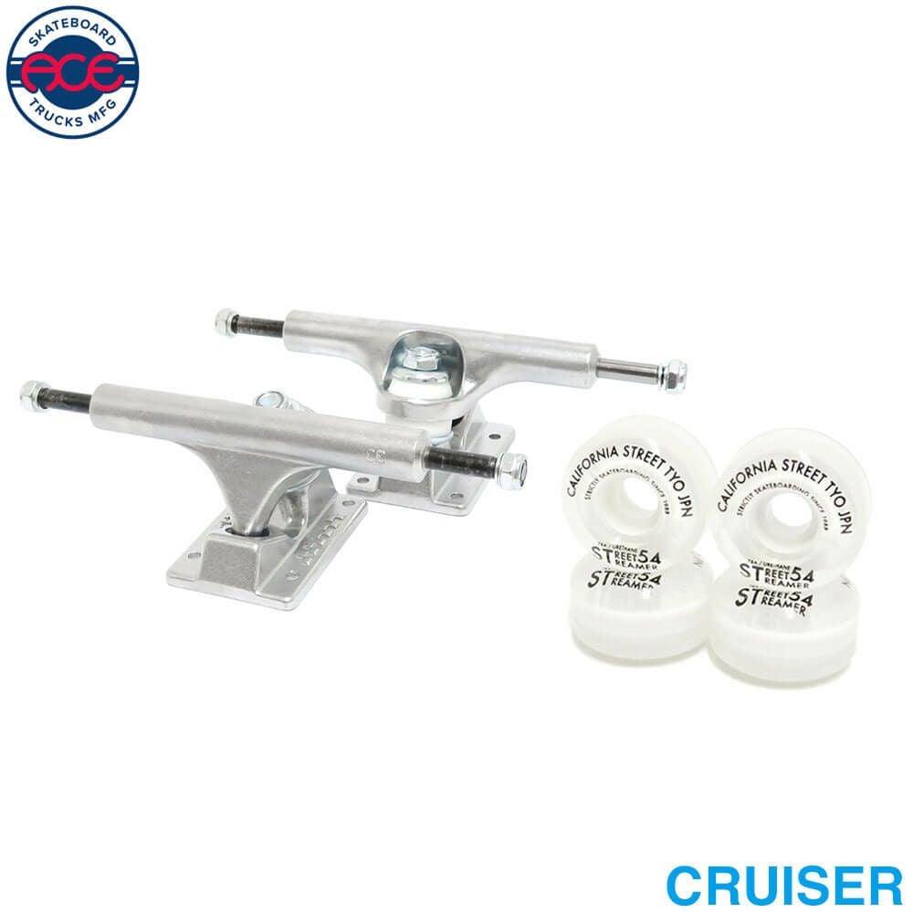 VENTURE製スケートボードトラックホイール（レッド Venture Vintage Made In USA Skateboard Trucks Hi-(53.5MM) 5.0