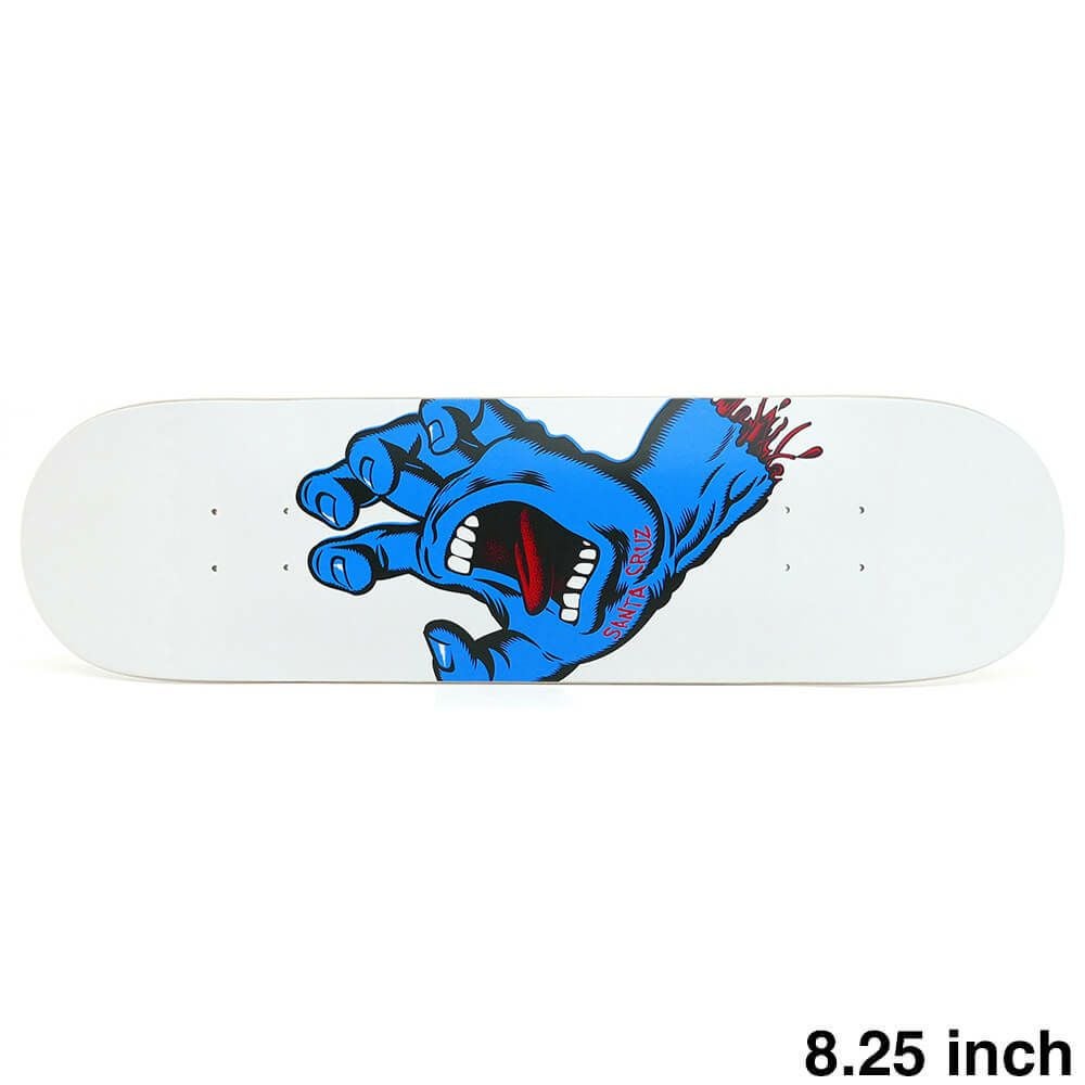 SANTA CRUZ DECK サンタクルーズ デッキ TEAM SCREAMING HAND WHITE 8.25