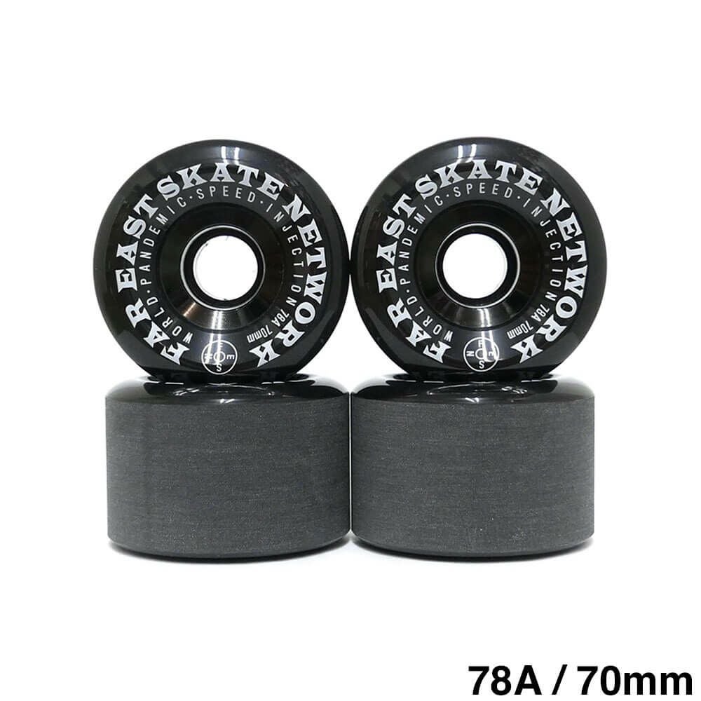 FESN WHEEL エフイーエスエヌ ウィール W.P.S.I HARDCORE SOFT SLIDE 78A ROUND LIP 黒 70mm