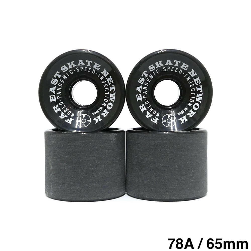 FESN WHEEL エフイーエスエヌ ウィール W.P.S.I HARDCORE SOFT SLIDE 78A SQUARE LIP 黒 65mm