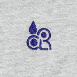 COLOR COMMUNICATIONS LONG SLEEVE カラーコミュニケーションズ ロングスリーブTシャツ CLR EMB GREY 1