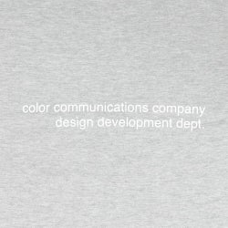 COLOR COMMUNICATIONS LONG SLEEVE カラーコミュニケーションズ ロングスリーブTシャツ CLR EMB GREY 2