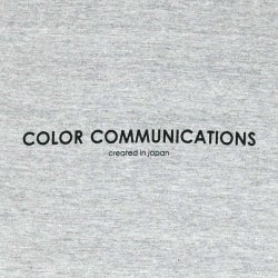 COLOR COMMUNICATIONS LONG SLEEVE カラーコミュニケーションズ ロングスリーブTシャツ HP HEADER GREY 1