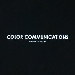 COLOR COMMUNICATIONS LONG SLEEVE カラーコミュニケーションズ ロングスリーブTシャツ HP HEADER BLACK 1