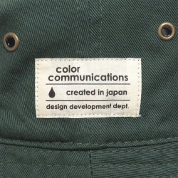 COLOR COMMUNICATIONS HAT カラーコミュニケーションズ ハット COTTON TAG BUCKET GREEN 3