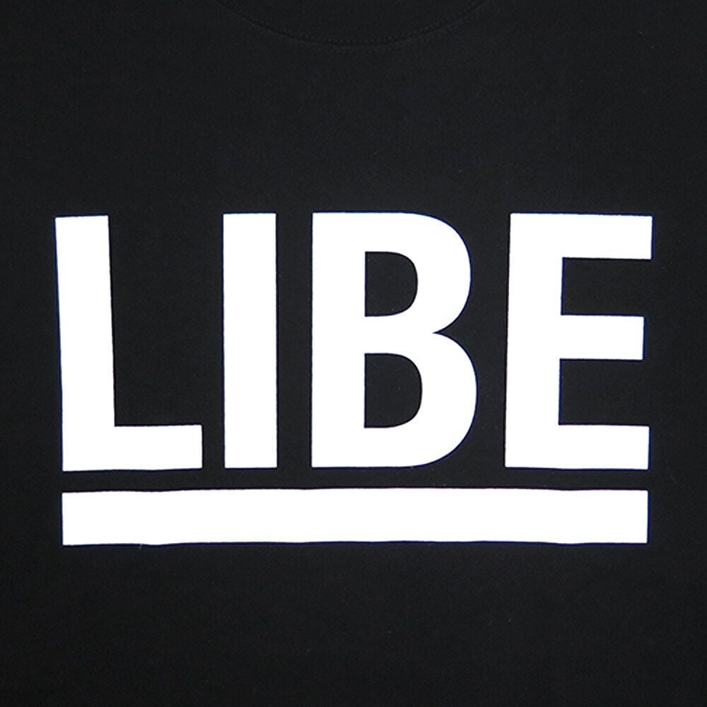 LIBE T-SHIRT ライブ Ｔシャツ BIG LOGO BLACK 1