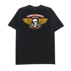 POWELL T-SHIRT パウエル Tシャツ WINGED RIPPER BLACK 