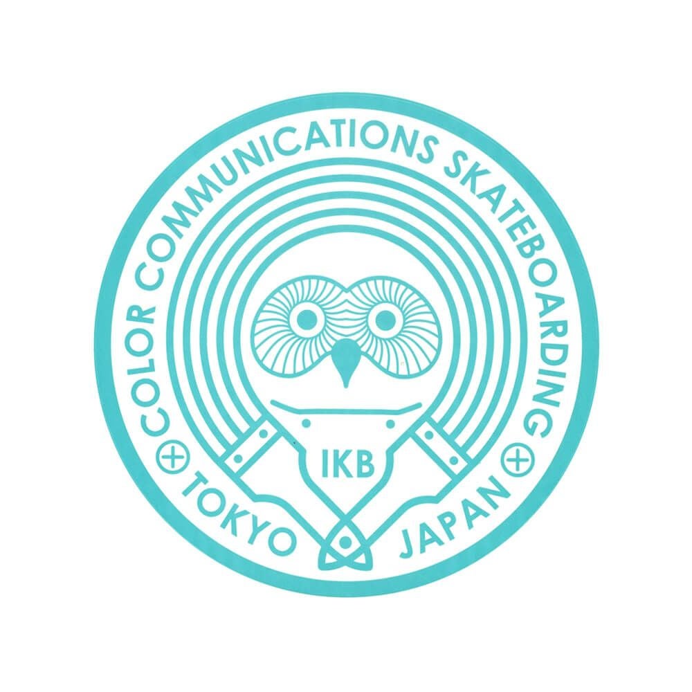 COLOR COMMUNICATIONS STICKER カラーコミュニケーションズ ステッカー OWL IKB 220 EMERALD