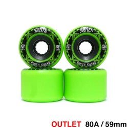 クルージング用 BONES SOFT WHEEL ボーンズ ソフトウィール ATF ROUGH RIDERS RUNNERS 緑 59mm
