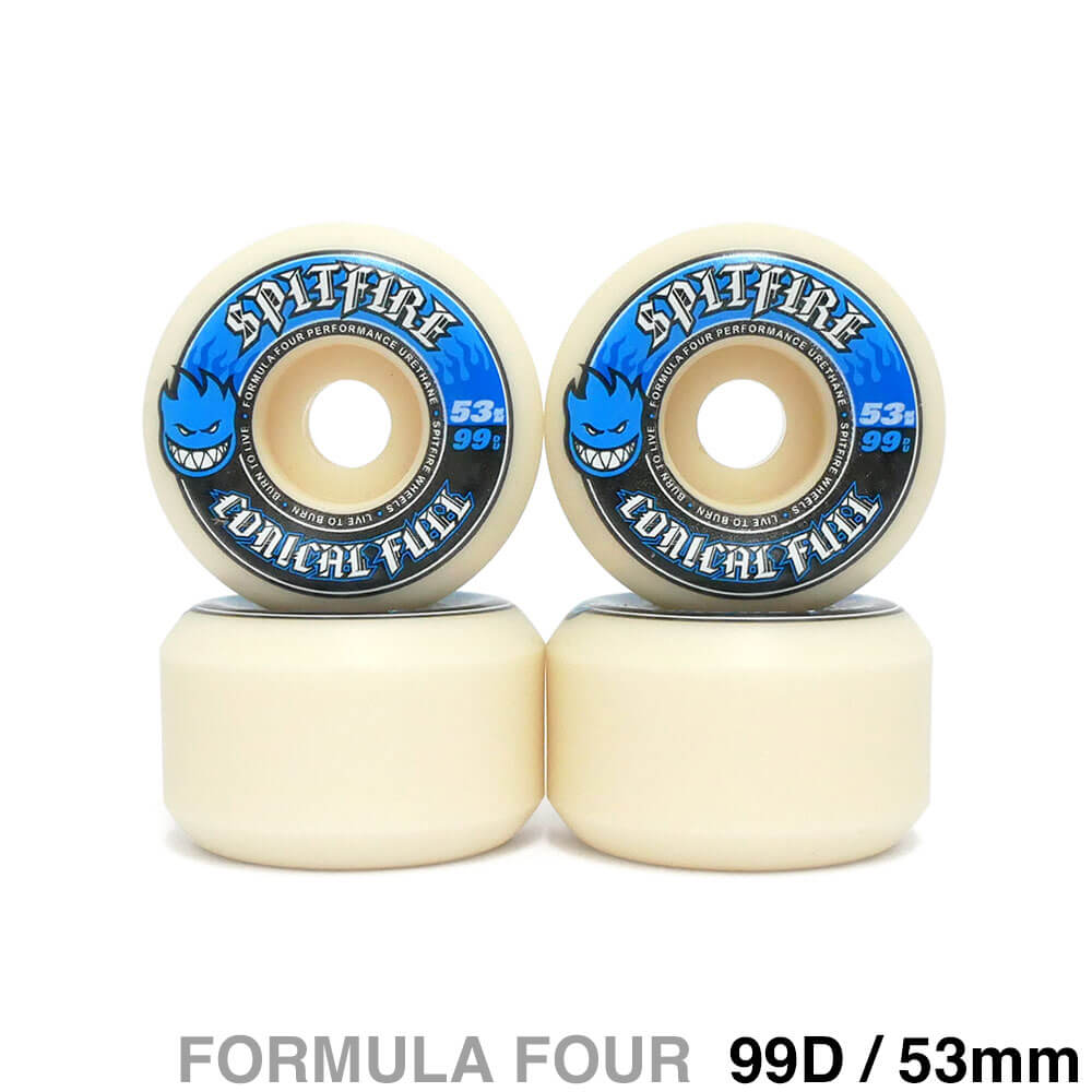 SPITFIRE WHEEL スピットファイヤー ウィール FORMULA FOUR (F4) CONICAL FULL 99D 53mm 1