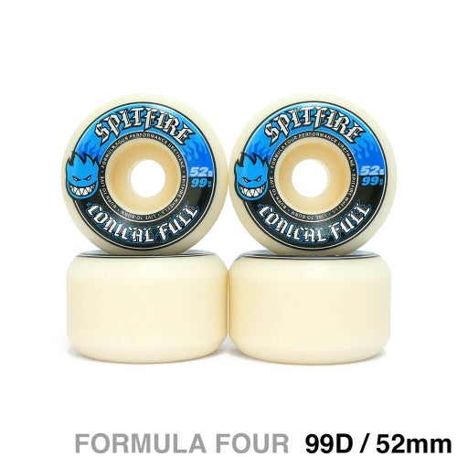SPITFIRE WHEEL スピットファイヤー ウィール FORMULA FOUR (F4) CONICAL FULL 99D 52mm　1