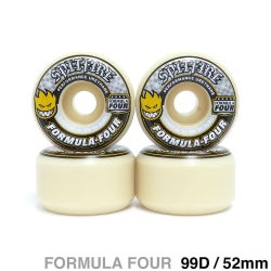 SPITFIRE WHEEL スピットファイヤー ウィール FORMULA FOUR (F4) CONICAL 99D YELLOW PRINT 52mm