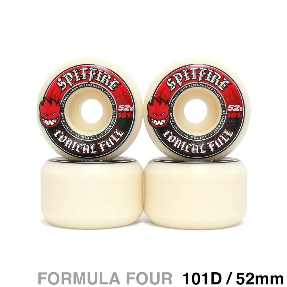 SPITFIRE WHEEL スピットファイヤー ウィール FORMULA FOUR (F4) CONICAL FULL 101D 52mm 1