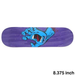 SANTA CRUZ DECK サンタクルーズ デッキ TEAM SCREAMING HAND PURPLE STAIN 8.375