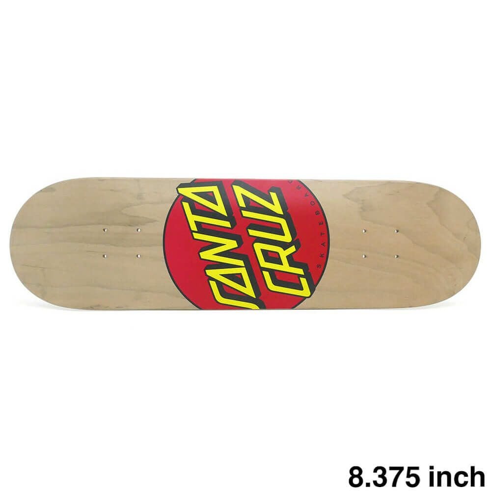 SANTA CRUZ DECK サンタクルーズ デッキ TEAM CLASSIC DOT BROWN STAIN 8.375