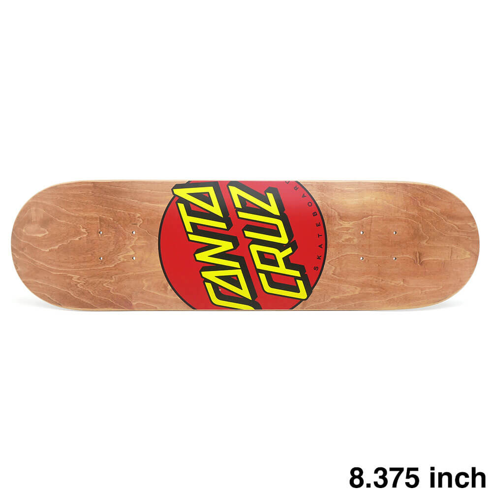 SANTA CRUZ DECK サンタクルーズ デッキ TEAM CLASSIC DOT BROWN STAIN 8.375