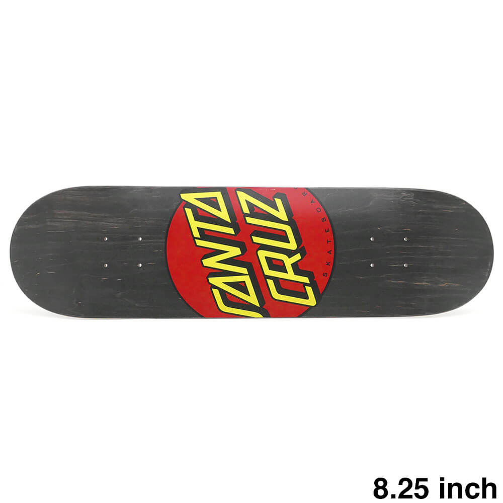 SANTA CRUZ DECK サンタクルーズ デッキ TEAM CLASSIC DOT BLACK STAIN 8.25