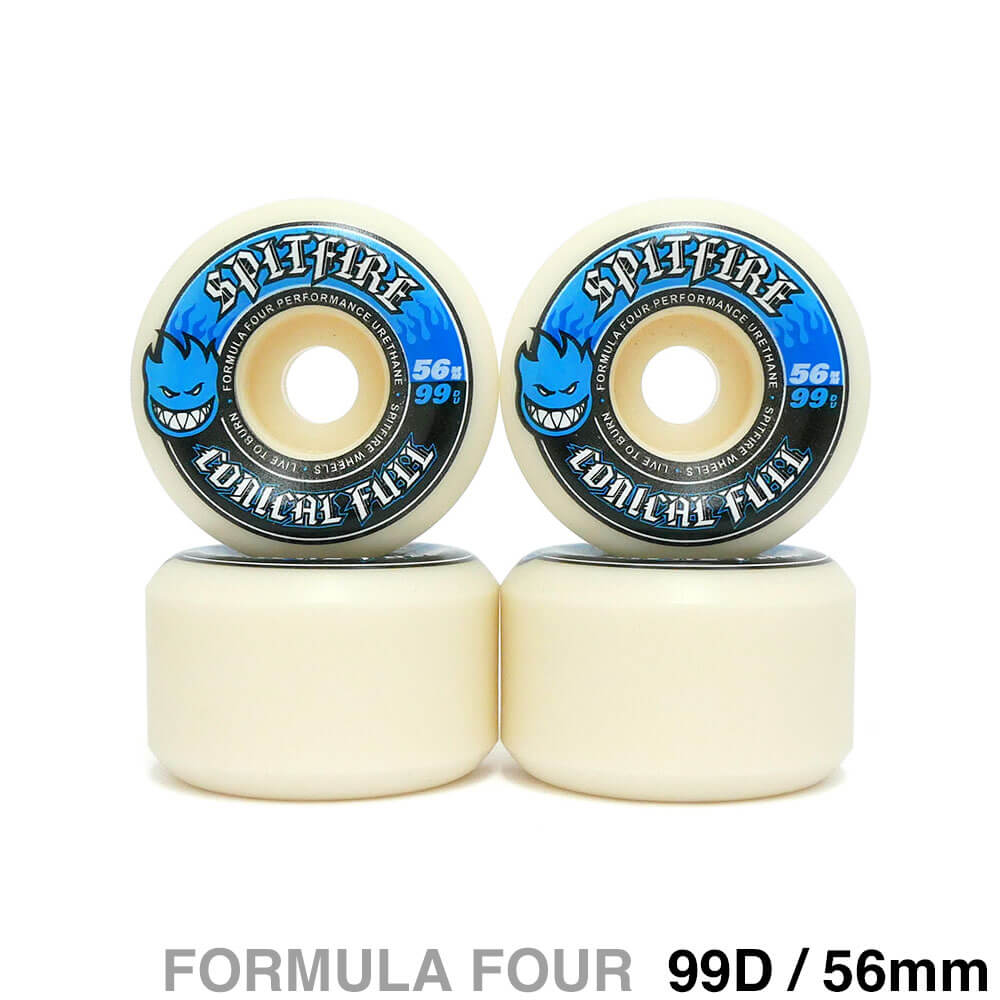 SPITFIRE WHEEL スピットファイヤー ウィール FORMULA FOUR (F4) CONICAL FULL 99D 56mm　1