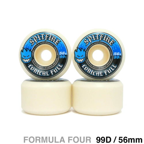 SPITFIRE WHEEL スピットファイヤー ウィール FORMULA FOUR (F4) CONICAL FULL 99D 56mm　1