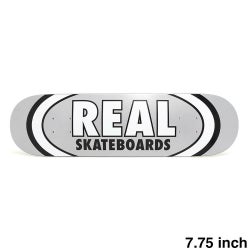 REAL DECK リアル デッキ TEAM CLASSIC OVAL SILVER 7.75