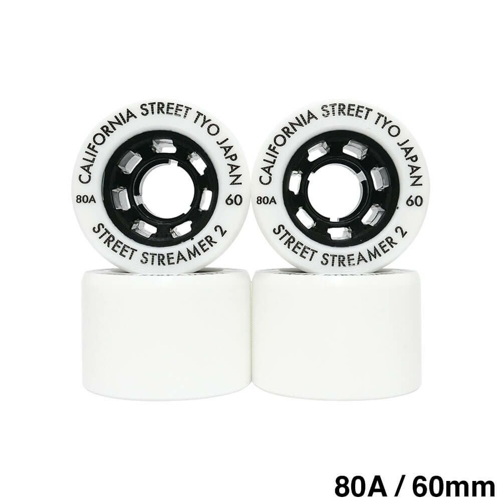 クルージング用 CALIFORNIA STREET SOFT WHEEL カリフォルニアストリート ソフトウィール STREET STREAMER 2 60mm
