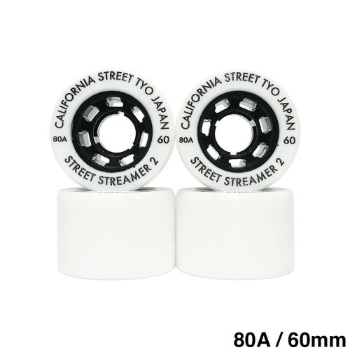 クルージング用 CALIFORNIA STREET SOFT WHEEL カリフォルニアストリート ソフトウィール STREET STREAMER 2 60mm