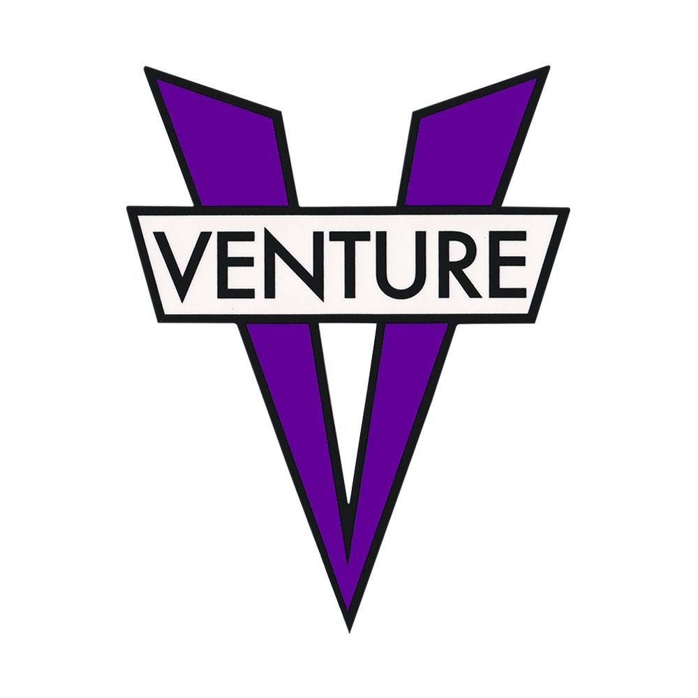 VENTURE STICKER ベンチャー ステッカー V DIE CUT SMALL PINK