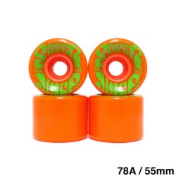 OJ WHEEL オージェー ソフトウィール（クルーザー） MINI SUPER JUICE オレンジ/緑 55mm