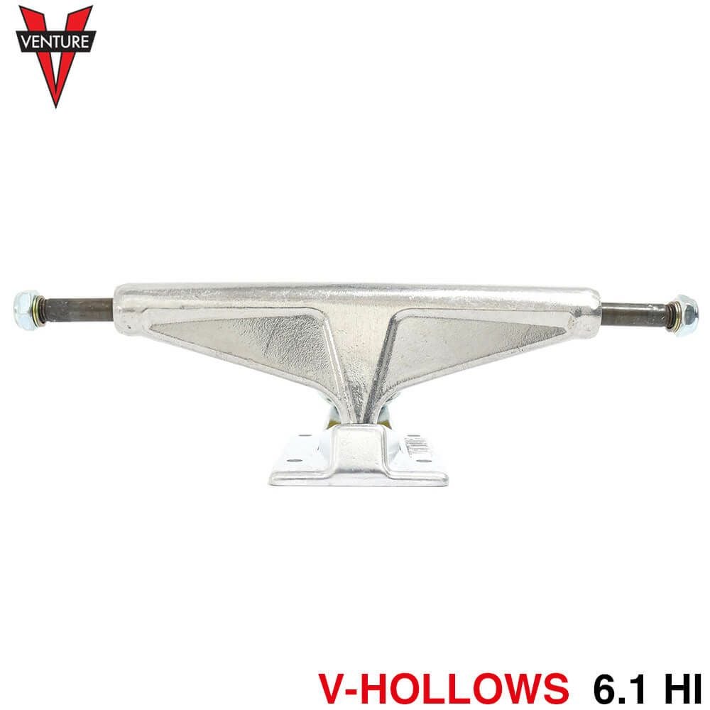 VENTURE TRUCK ベンチャー トラック V-HOLLOWS ALL POLISHED 6.1 HI シルバー
