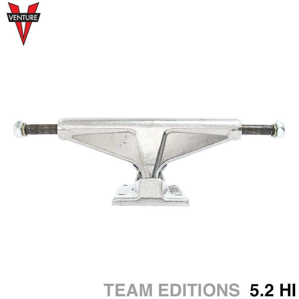Ventureトラック搭載スケートボード VENTURE TRUCK ベンチャー トラック TEAM EDITIONS ALL POLISHED 5.2