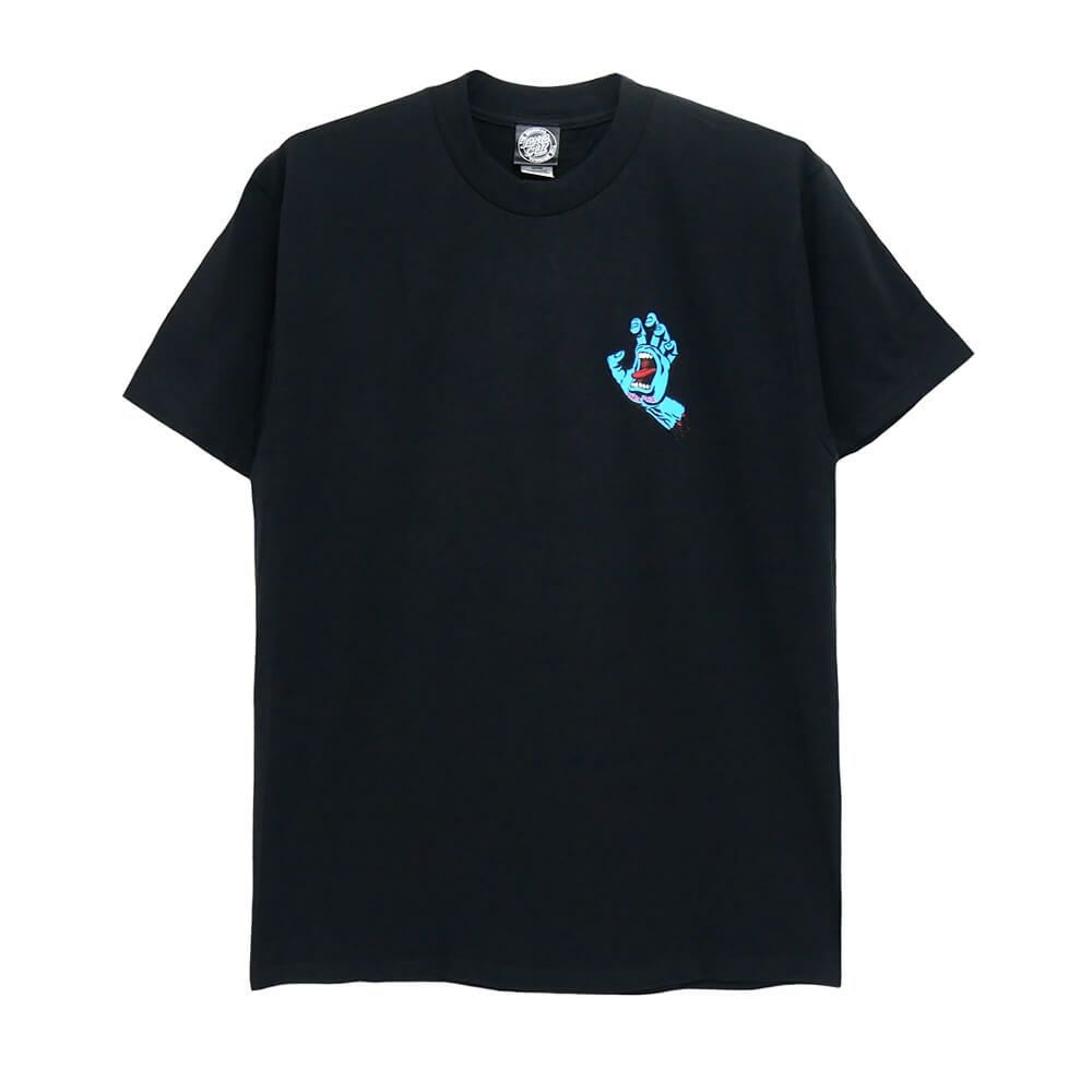 SANTA CRUZ T-SHIRT サンタクルーズ Tシャツ SCREAMING HAND BLACK 1