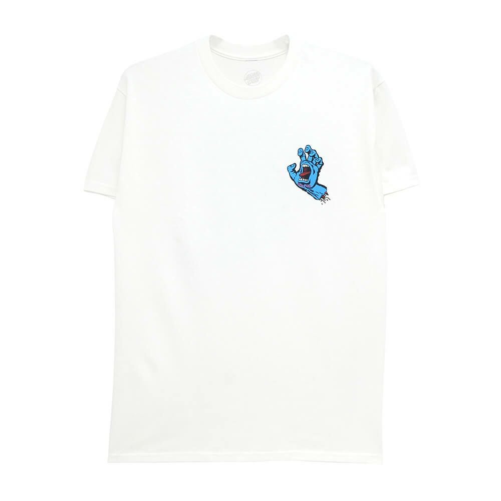 SANTA CRUZ T-SHIRT サンタクルーズ Tシャツ SCREAMING HAND WHITE