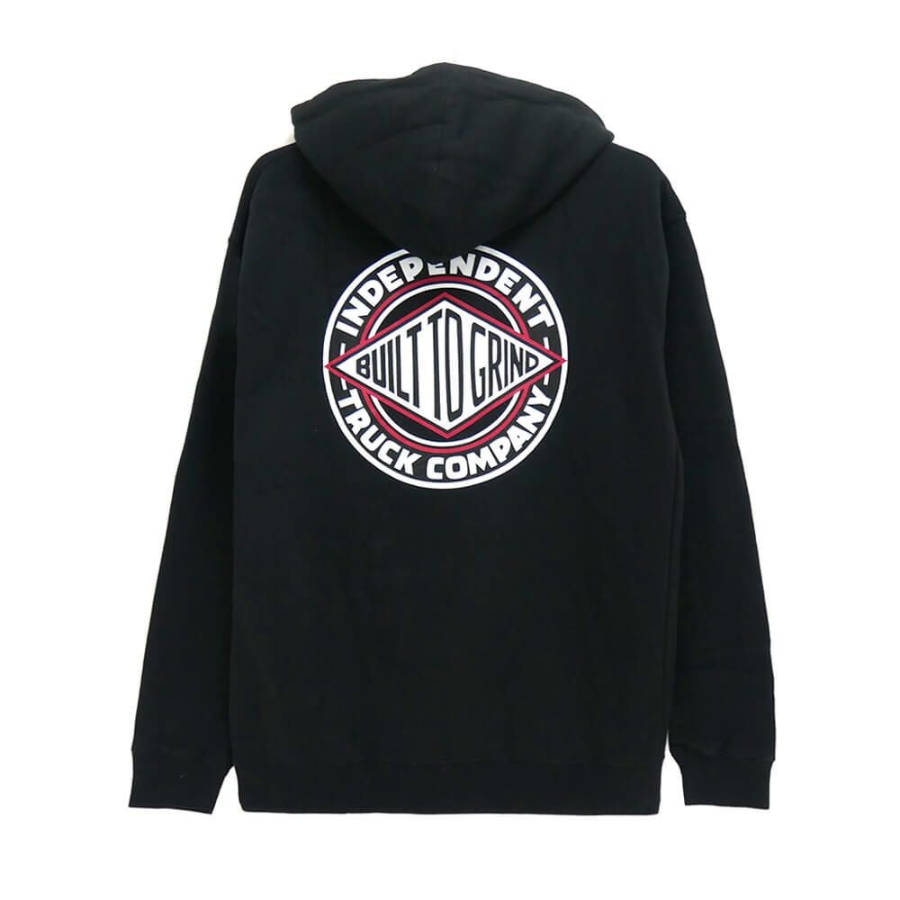 インディペンデント　INDEPENDENT スウェットパーカー　スケート INDEPENDENT HOOD インディペンデント パーカー BAR LOGO BLACK