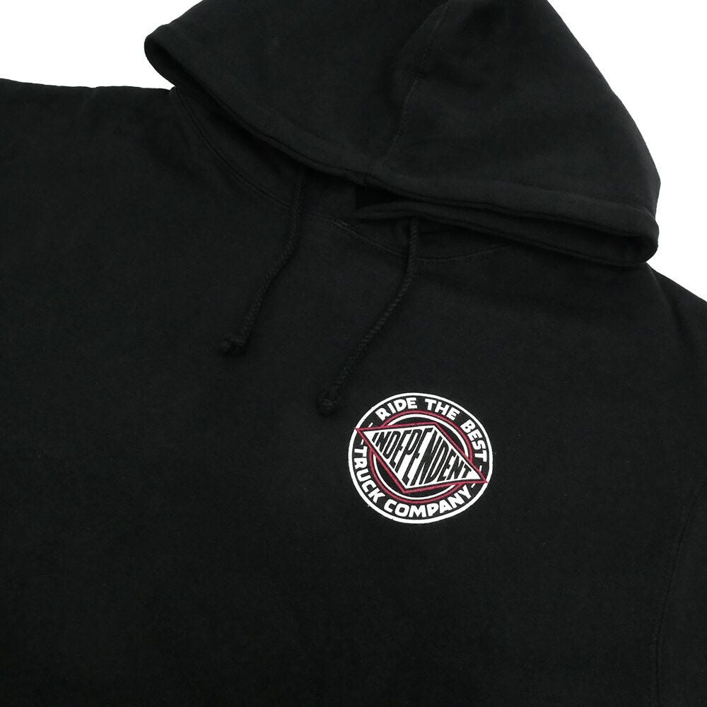 INDEPENDENT HOOD インディペンデント パーカー BTG SUMMIT BLACK