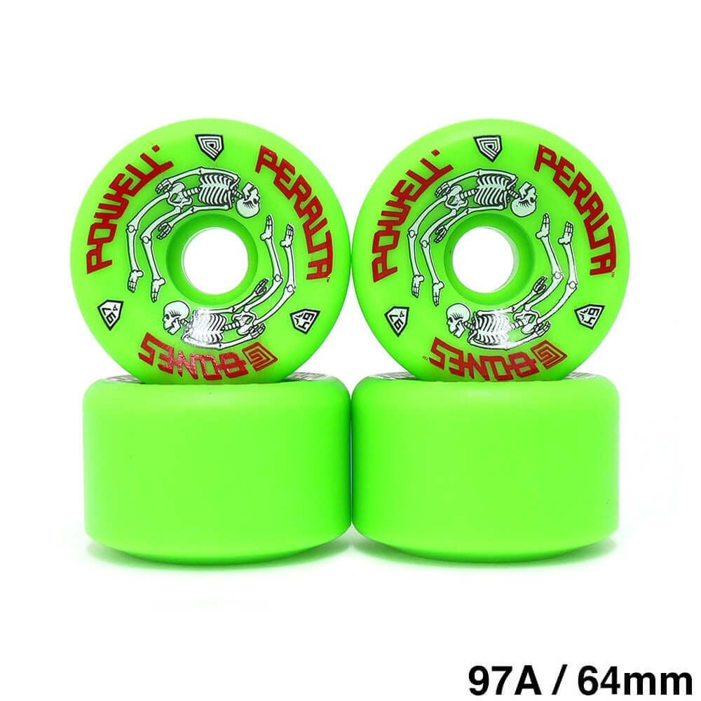 POWELL PERALTA WHEEL パウエルペラルタ ウィール G-BONES 97A 緑 64mm