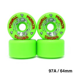 POWELL PERALTA WHEEL パウエルペラルタ ウィール G-BONES 97A 緑 64mm スケートボード スケボー
