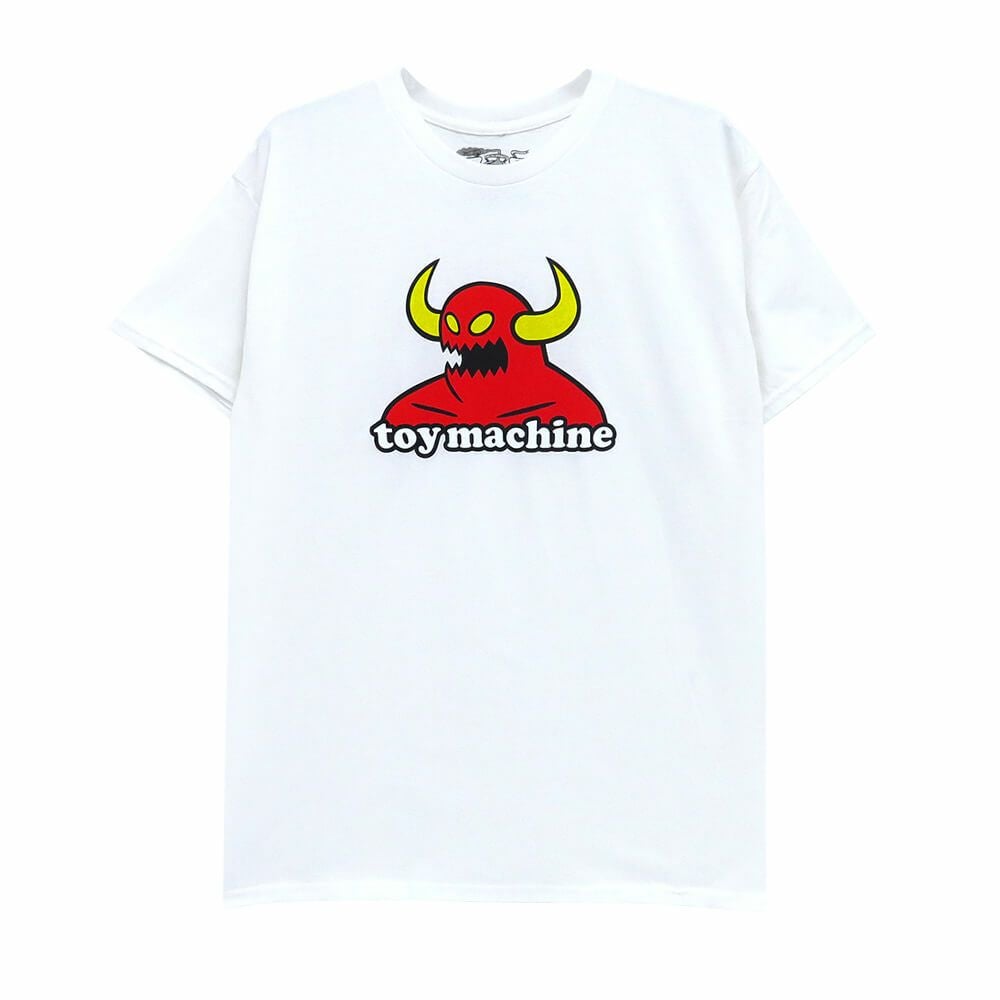 トイマシーン machine toy 00s 90s Tシャツ スケート WHITE MONSTER Tシャツ トイマシーン T-SHIRT MACHINE TOY スケートスケボー トップス