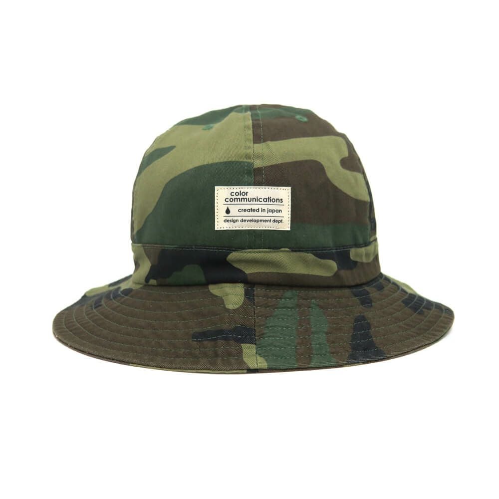 COLOR COMMUNICATIONS HAT カラーコミュニケーションズ ハット COTTON TAG METRO WOODLAND CAMO スケートボード スケボー 1