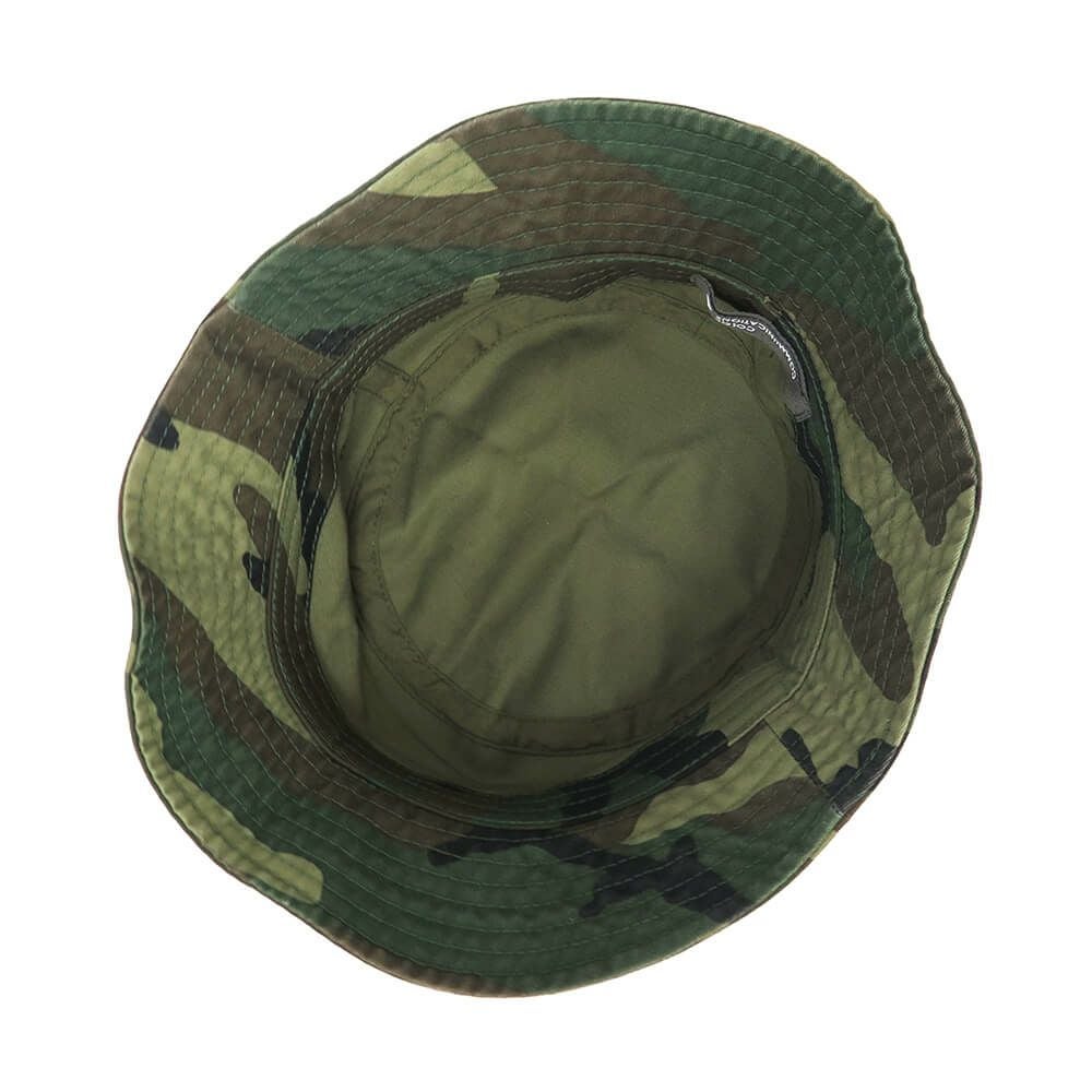 COLOR COMMUNICATIONS HAT カラーコミュニケーションズ ハット COTTON TAG BUCKET WOODLAND CAMO スケートボード スケボー 3