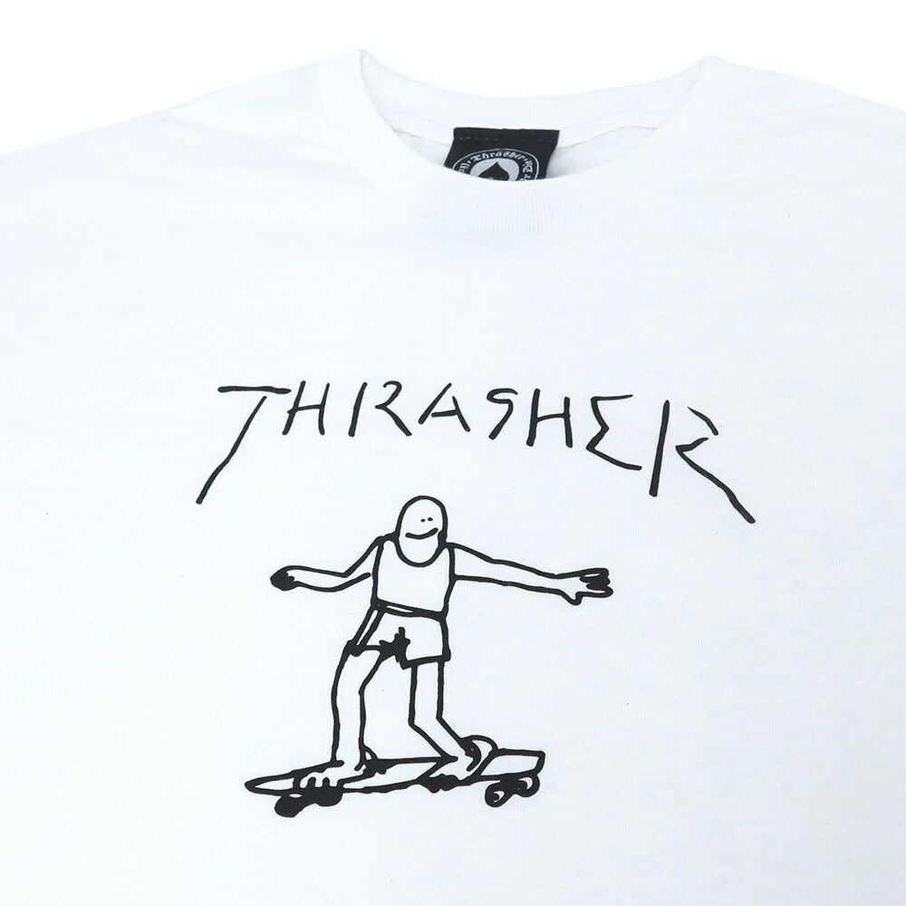 THRASHER T-SHIRT スラッシャー Tシャツ GONZ WHITE（US企画