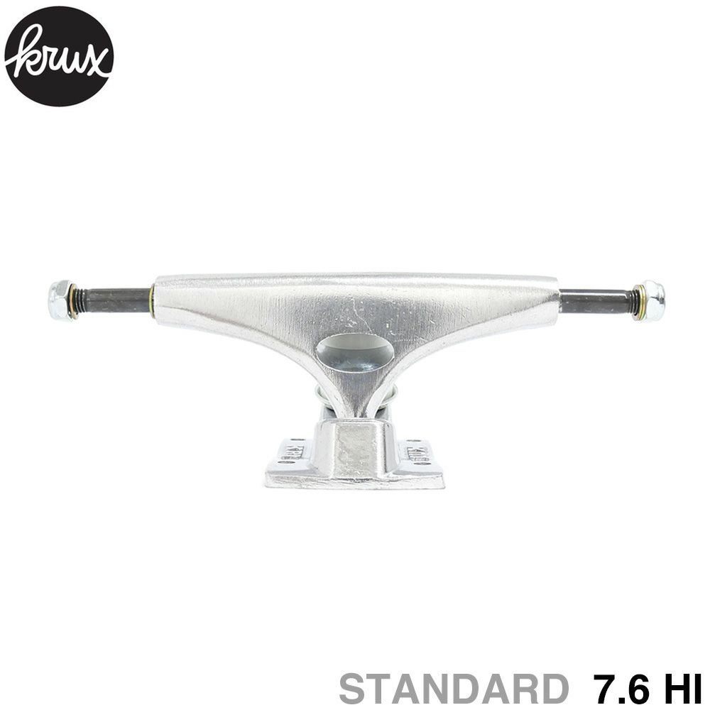 Deluxe Production スケートボードトラック ホワイト5.6 KRUX TRUCK クラックス トラック K5 7.6 HI（STANDARD） シルバー